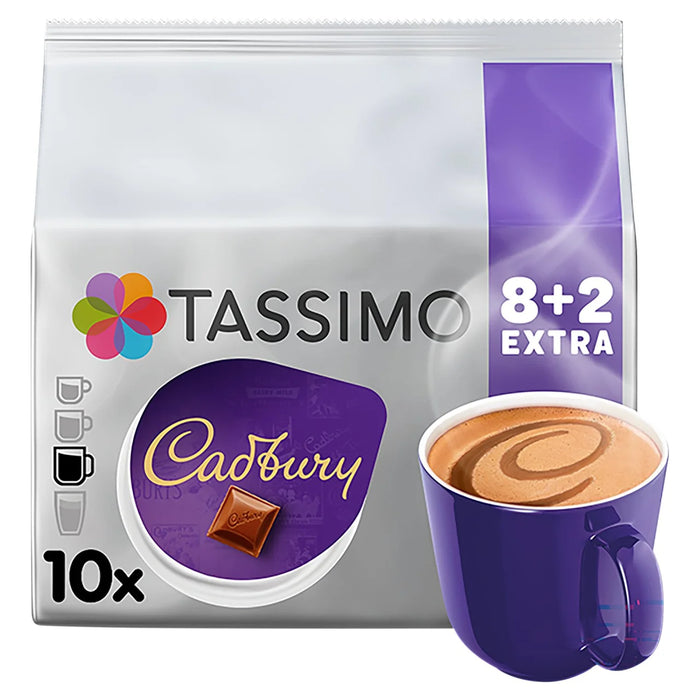 Tassimo Cadbury Hot Chocolate Pods 10 per pack
