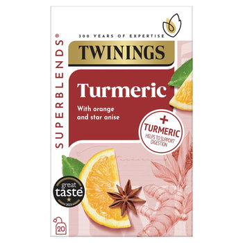 Twinings Superblends Kurkuma mit Orange und Sternanis 20 pro Pack