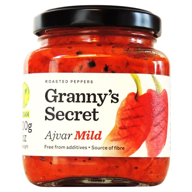 Granny's Secret Ajvar Mild Roasted Red Pepper Spread 200g