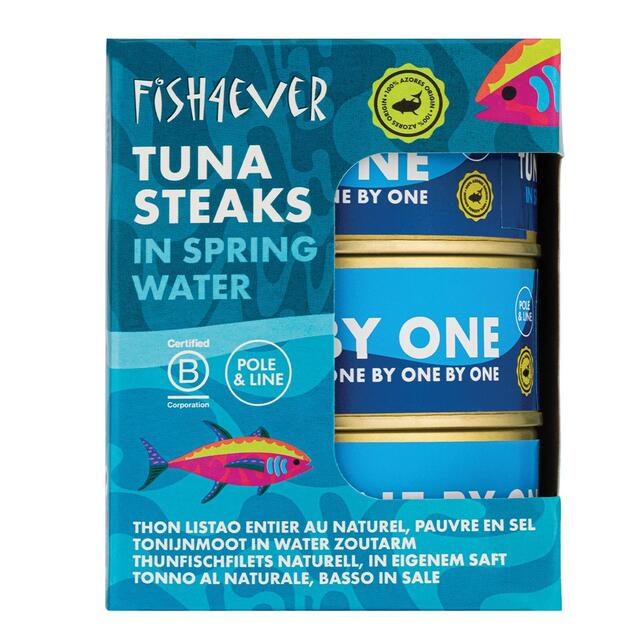 Azores Skipjack Tuna trozos en agua de manantial 3 x 160g