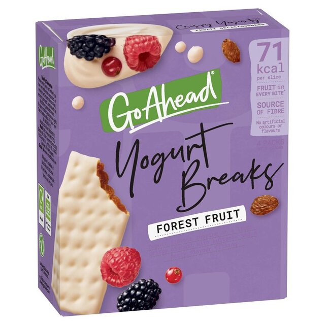 Go Ahead Forest Fruit Yogurt Breaks Snack Bars 4 per pack