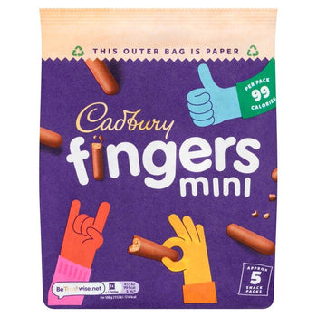 Cadbury Mini Finger Schokoladenkekse Snacks 116G