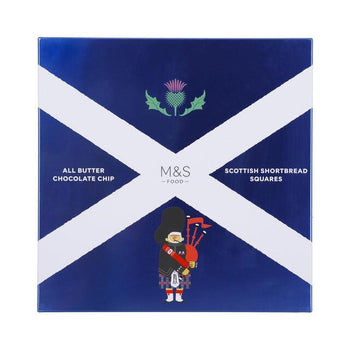 M&S All Butter Dark Chocolate Chip Shortbread 200g