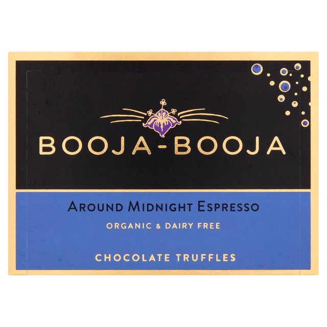 Booja Booja Sin Lácteos Alrededor de la Medianoche Espresso Trufas de Chocolate 92g 