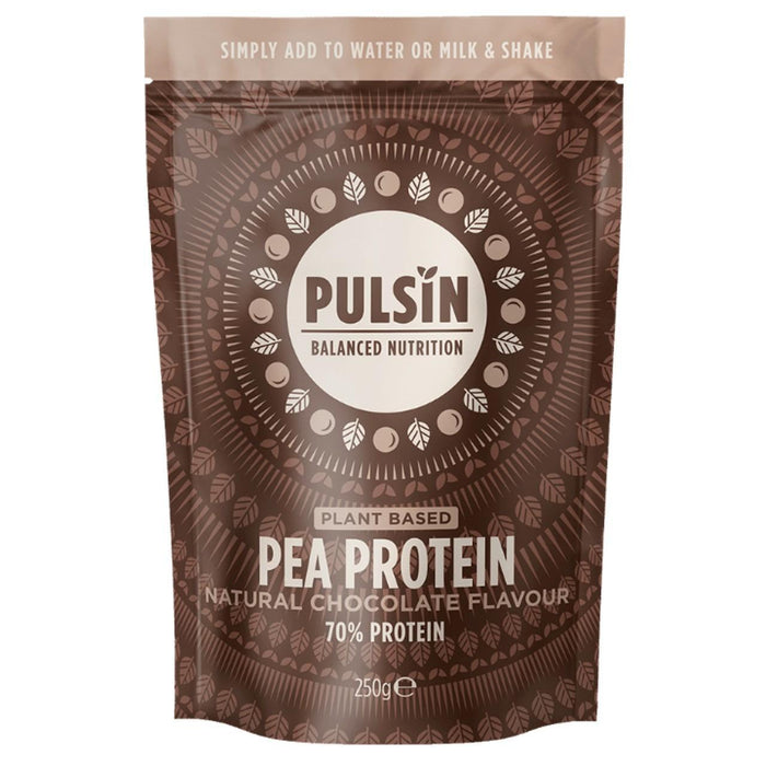 Pulsin Chocolate Pea Protein aislado en polvo 250 g