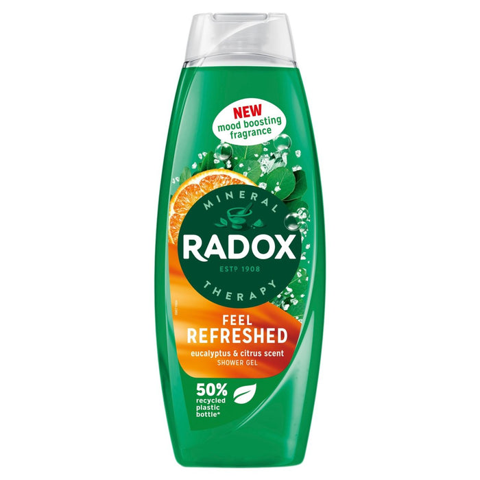 Radox se siente refrescado que aumenta el gel de ducha 675ml