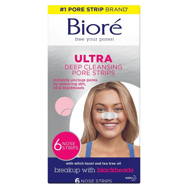 Biore Ultra Deep Nettoying Pore Strips 6 par pack