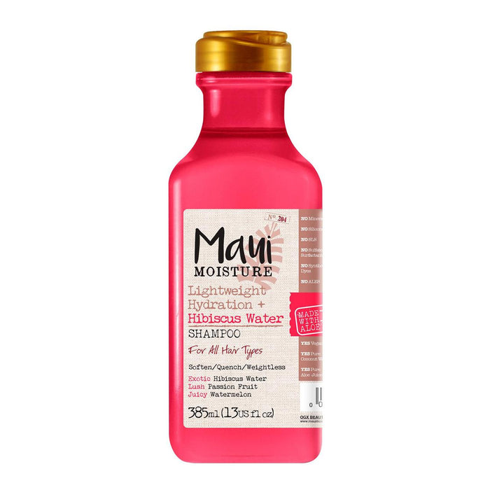 Maui Humidité Hydratation légère + Hibiscus Water Shampoo 385 ml