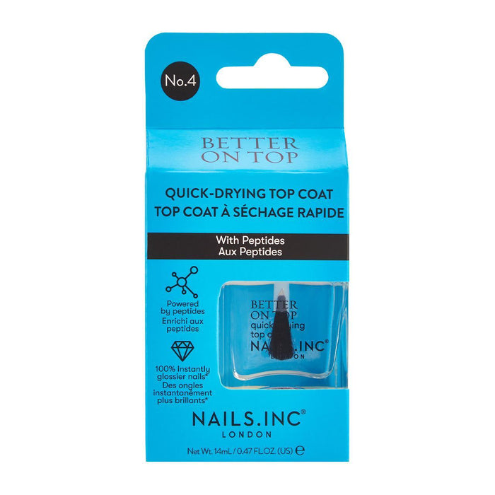Nails.INC Better On Top Quick Drying Top Coat 14ml