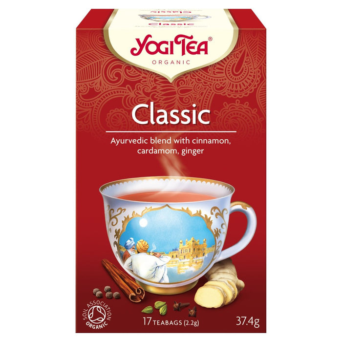 Yogi Tea Klassische Bio -Teebeutel 17 pro Packung