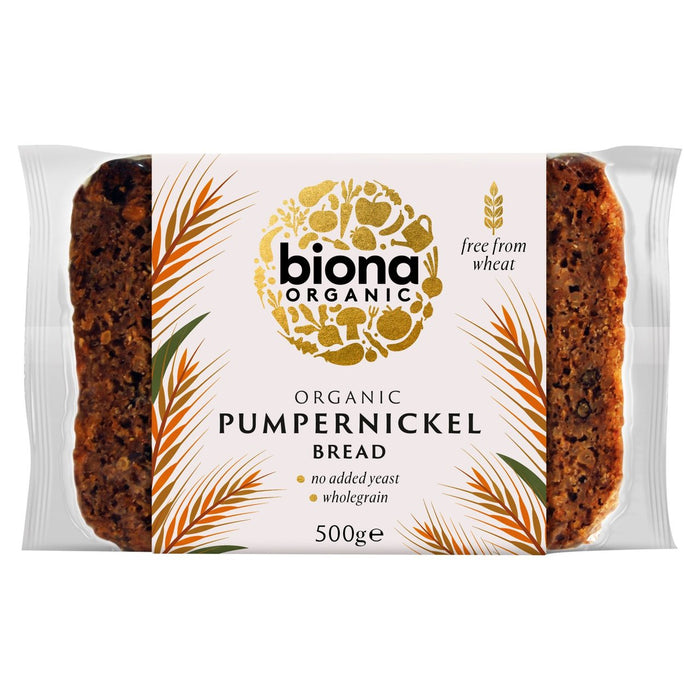 Biona Organic Pumpernickel Pain tranché 500g