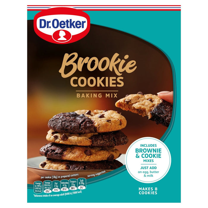 Dr. Oetker Brookie Cookie y Brownie Mix 390g