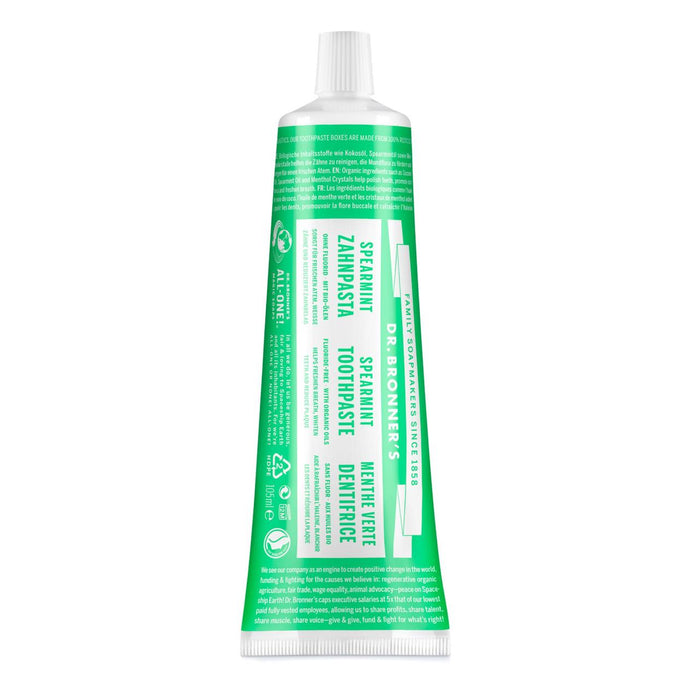 Dr Bronner All-One Spearmint Toothpaste 105ml