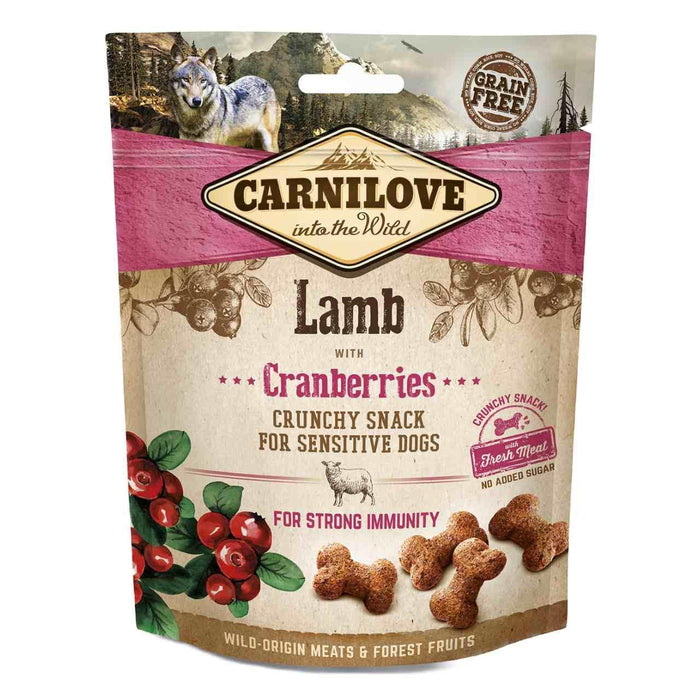 Carnilove Lamm mit Preiselbeeren Crunchy Dog Lecker