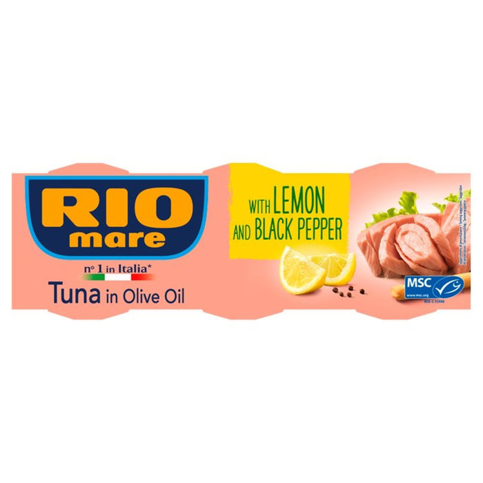Rio Mare Thunfisch mit Zitrone & Black Pepper 3 x 80g