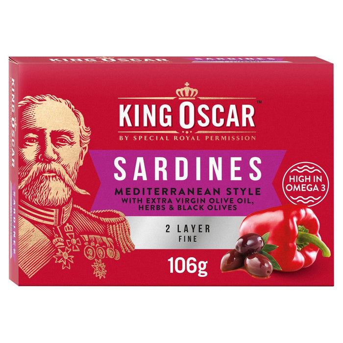 King Oscar Sardines Style Mediterranean 106G