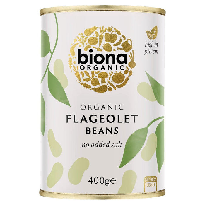 Biona Bio -Flageolet Beans 400g