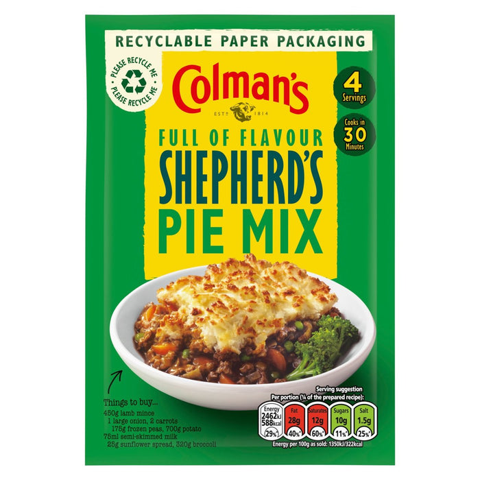 Colman's Shepher's Pie Recepe Mix 50g