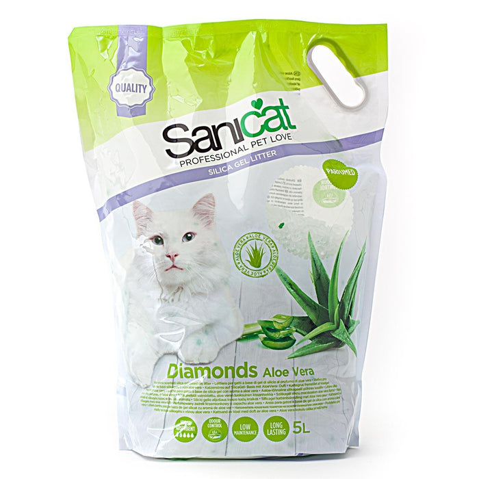 Diamantes Sanicat Aloe Vera Cat Litter 5L