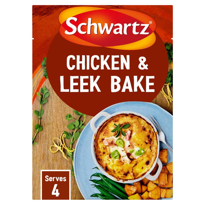 Schwartz cremoso de pollo y lee receta de hornear 36g