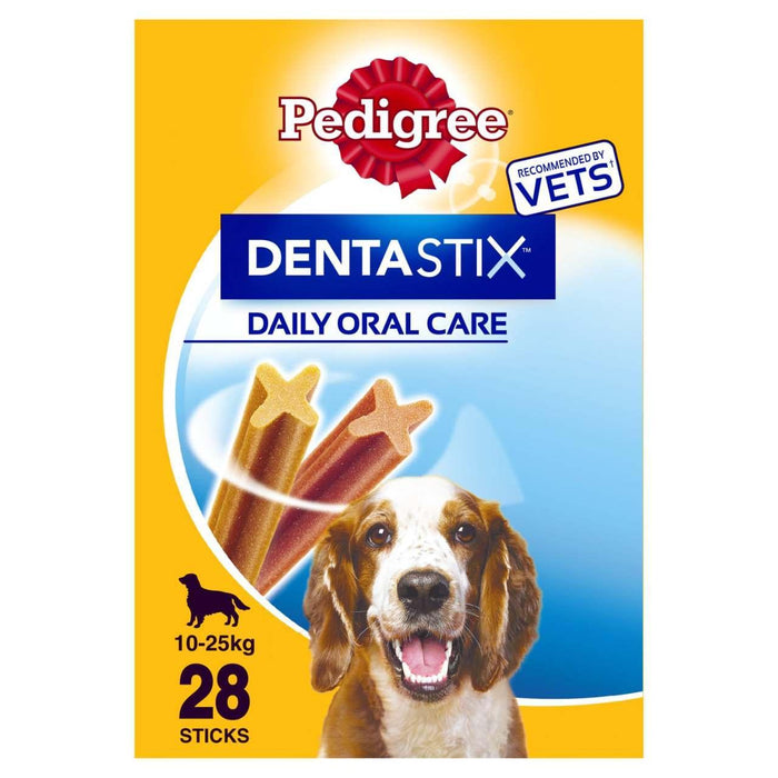 Pedigree dentastix adulte medium chiens dentaire gâterie 28 x 26g