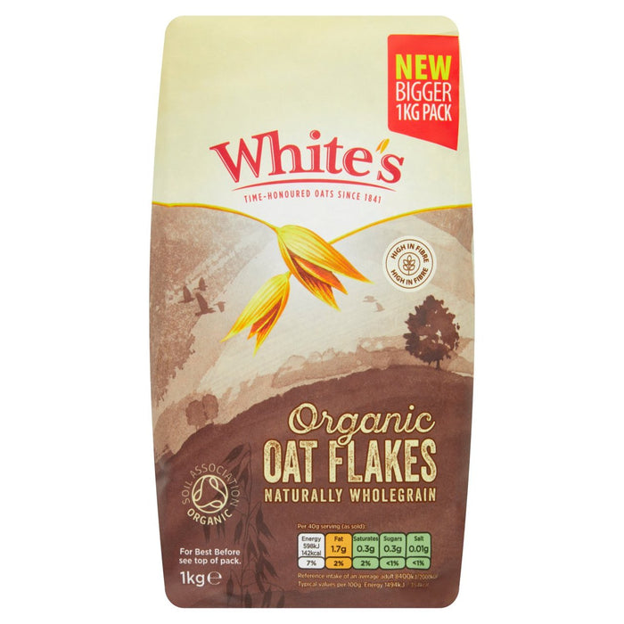 White's organische Haferflocken 1 kg